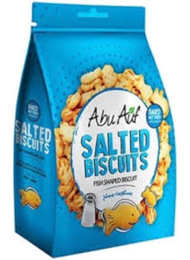 أبو عوف بسكويت أبو عوف المملح، عبوة من 12 قطعة (80 غرام للقطعة الواحدة) - وجبة خفيفة مقرمشة ولذيذة - Image 2